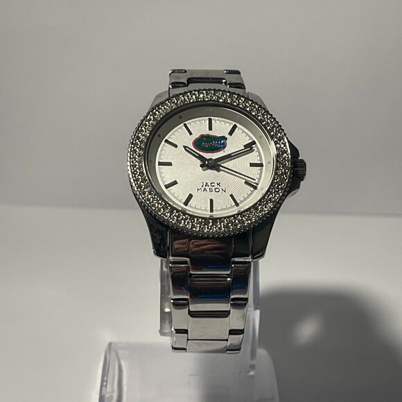 Florida Gators OFFICIAL NCAA Stainless-Steel Watch by Jack Mason NEW - Picture 1 of 8